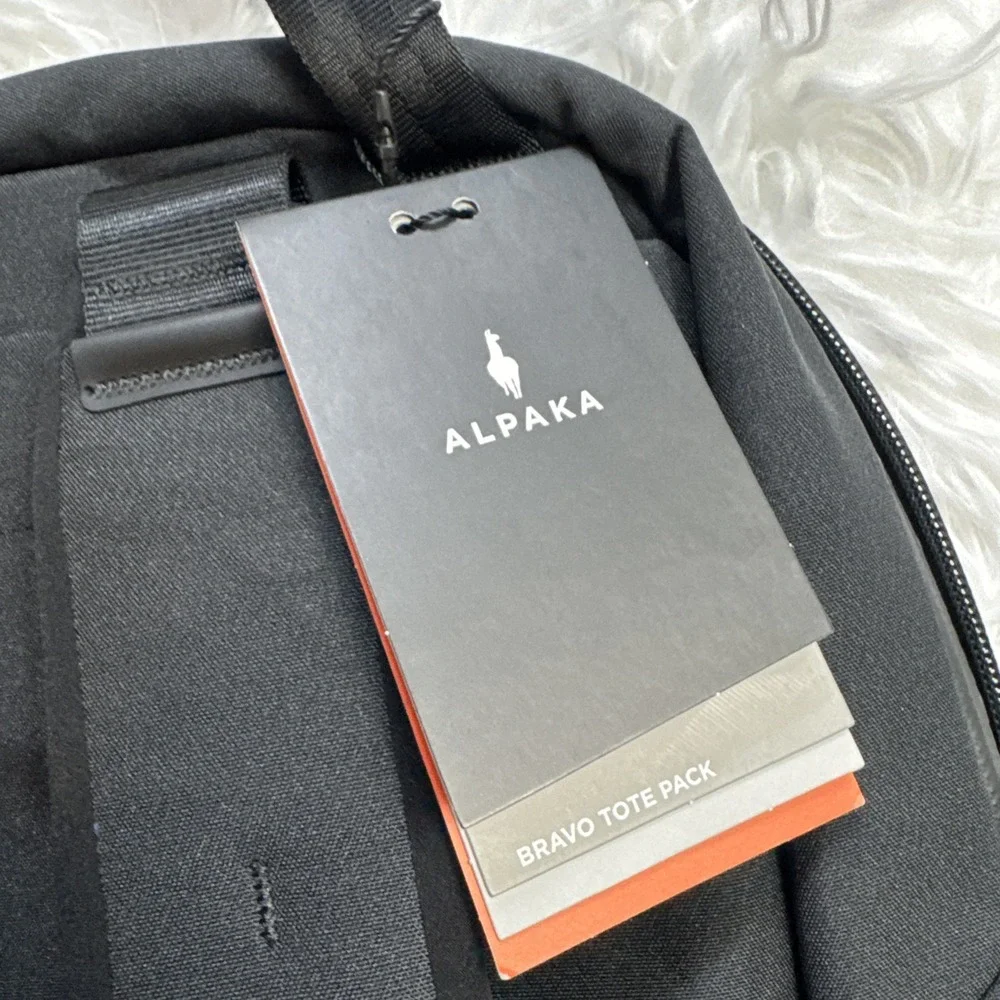 ALPAKA Bravo Backpack Tote Black 13L Technical Utility Pack Bag Elements New!